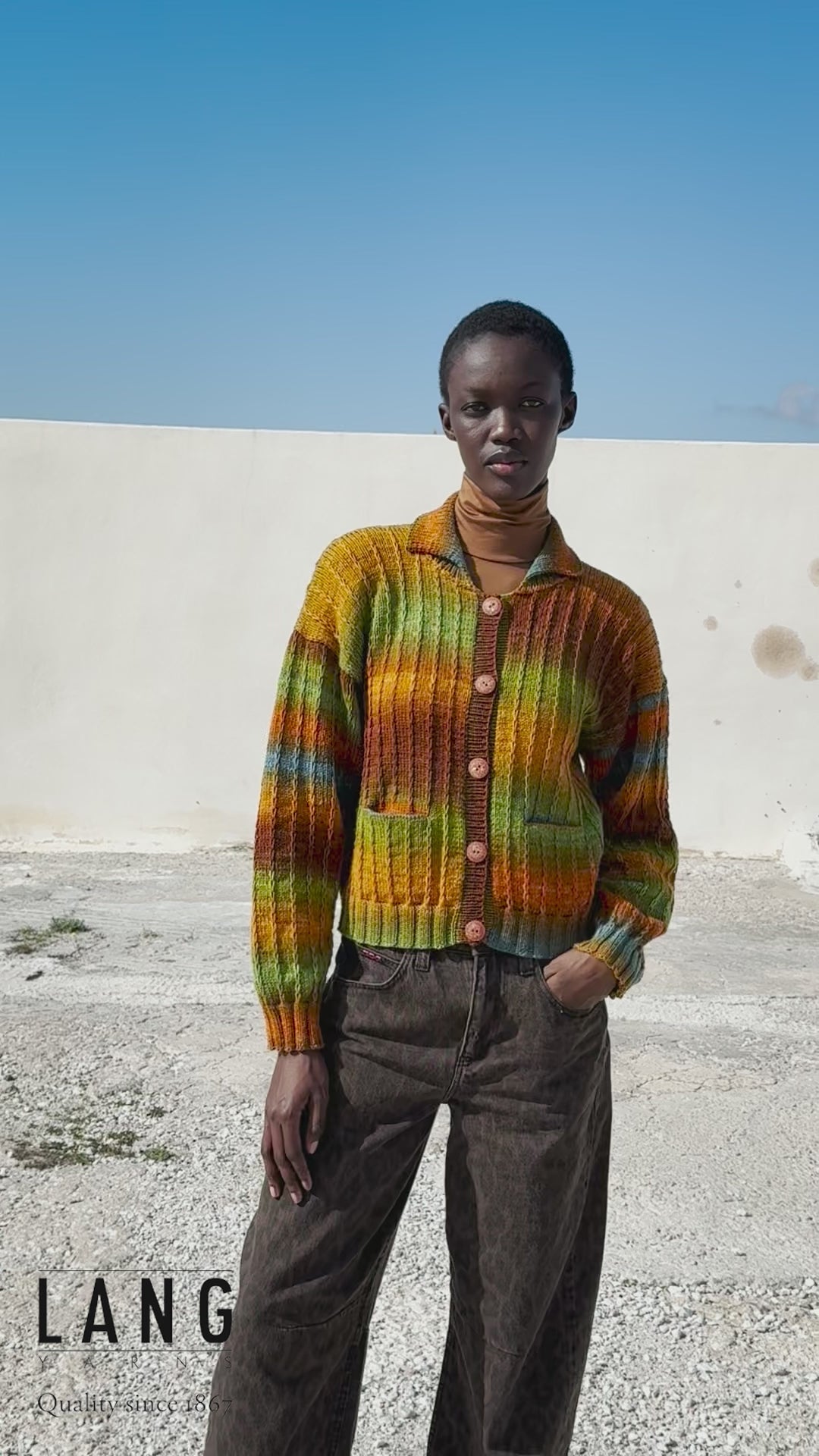 GOLDEN-DAY Cardigan Pattern Kit in MOVE 6PLY by WOOLADDICTS | Punto 86-001