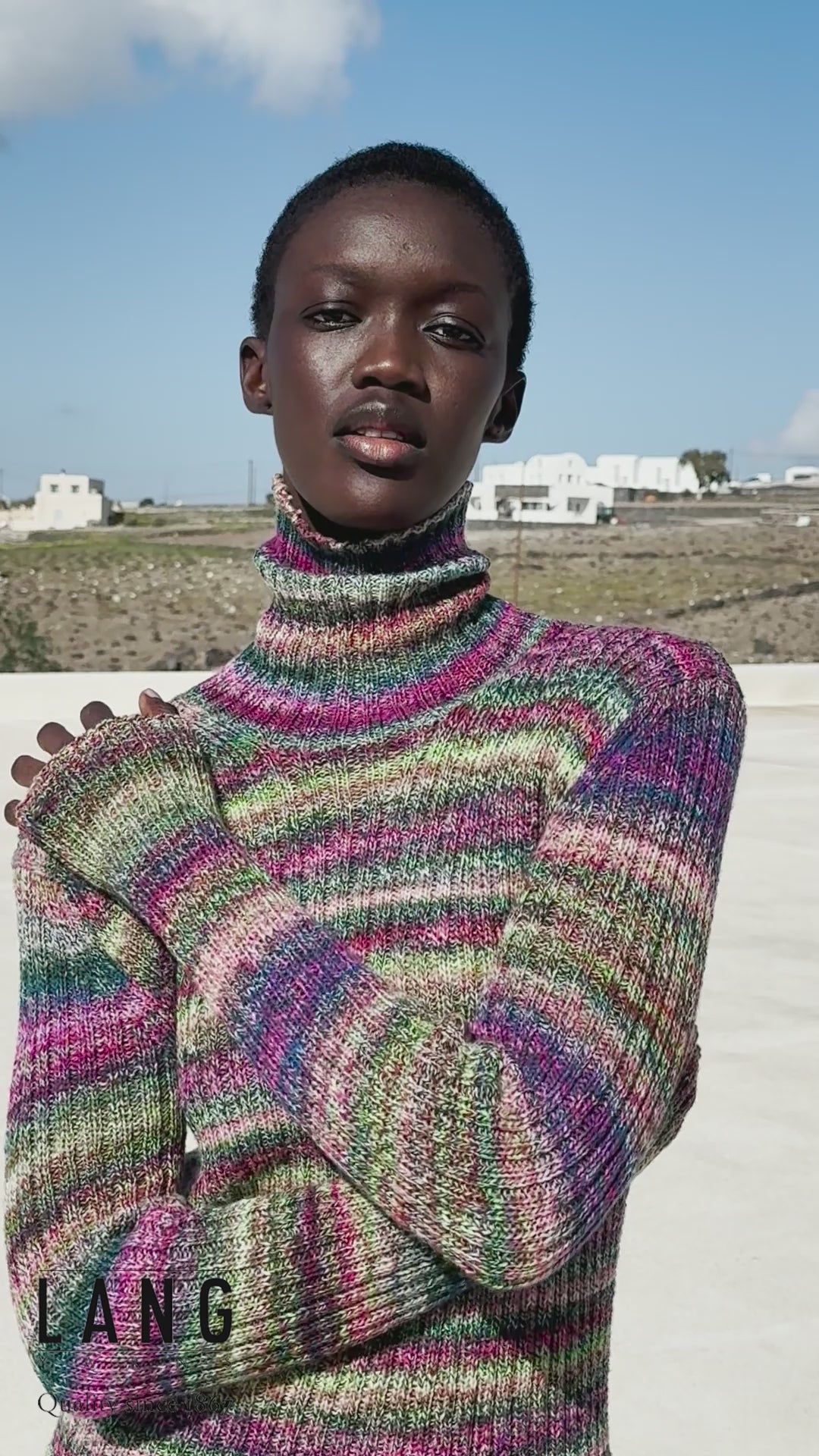 RAINBOW-SOUL Sweater Pattern Kit in MOVE 4PLY by WOOLADDICTS | Punto 86-006