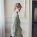 BIRGITTA Top-down Sweater Pattern Kit in BABY COTTON by LANGYARNS | Punto 92-006