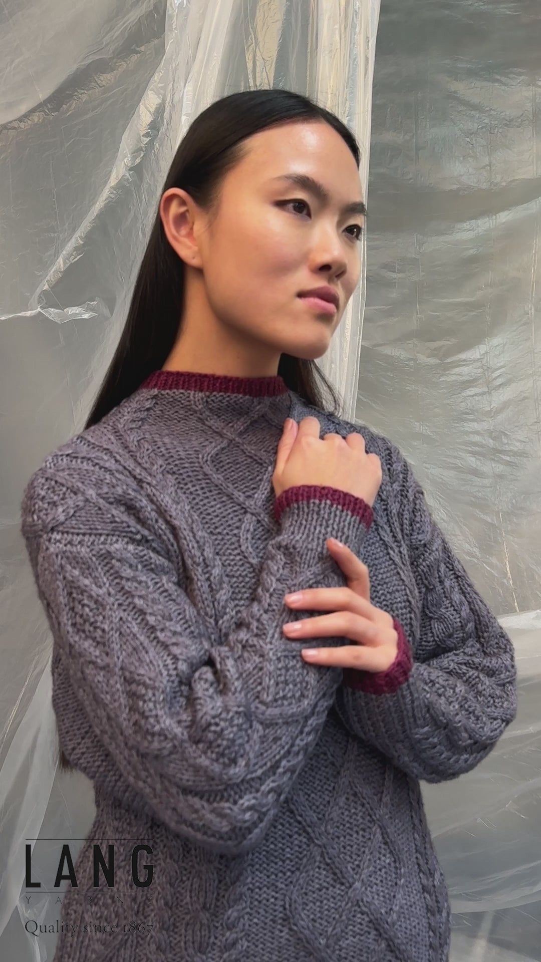 KATE Sweater Pattern Kit in VAYA by LANGYARNS | Fatto a Mano 286-074