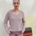 NAIMA Sweater Pattern Kit in REGINA by LANGYARNS | Fatto a Mano 284-066
