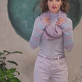 SASKIA Cowl Pattern Kit in MOHAIR 21 by LANGYARNS | Fatto a Mano 278-023