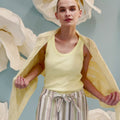 IVY Triangular Shawl Pattern Kit in REGINA by LANGYARNS | Fatto a Mano 288-044