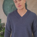 JACOB Men's Sweater Pattern Kit in YAK by LANGYARNS | Fatto a Mano 278-028