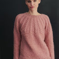CLAIRE Top-down Sweater Pattern Kit in BABY LAMA by LANGYARNS | Punto 89 - 248