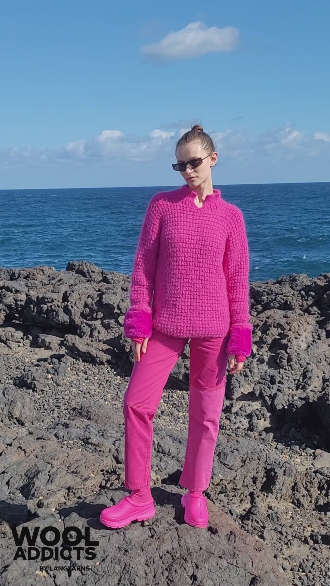 MERMAID-AT-HEART Sweater Pattern Kit in HONOR by WOOLADDICTS | WOOLADDICTS #11-006