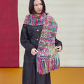 BAY Crocheted Shawl Pattern Kit in TWISTER by LANGYARNS | Punto 95-008