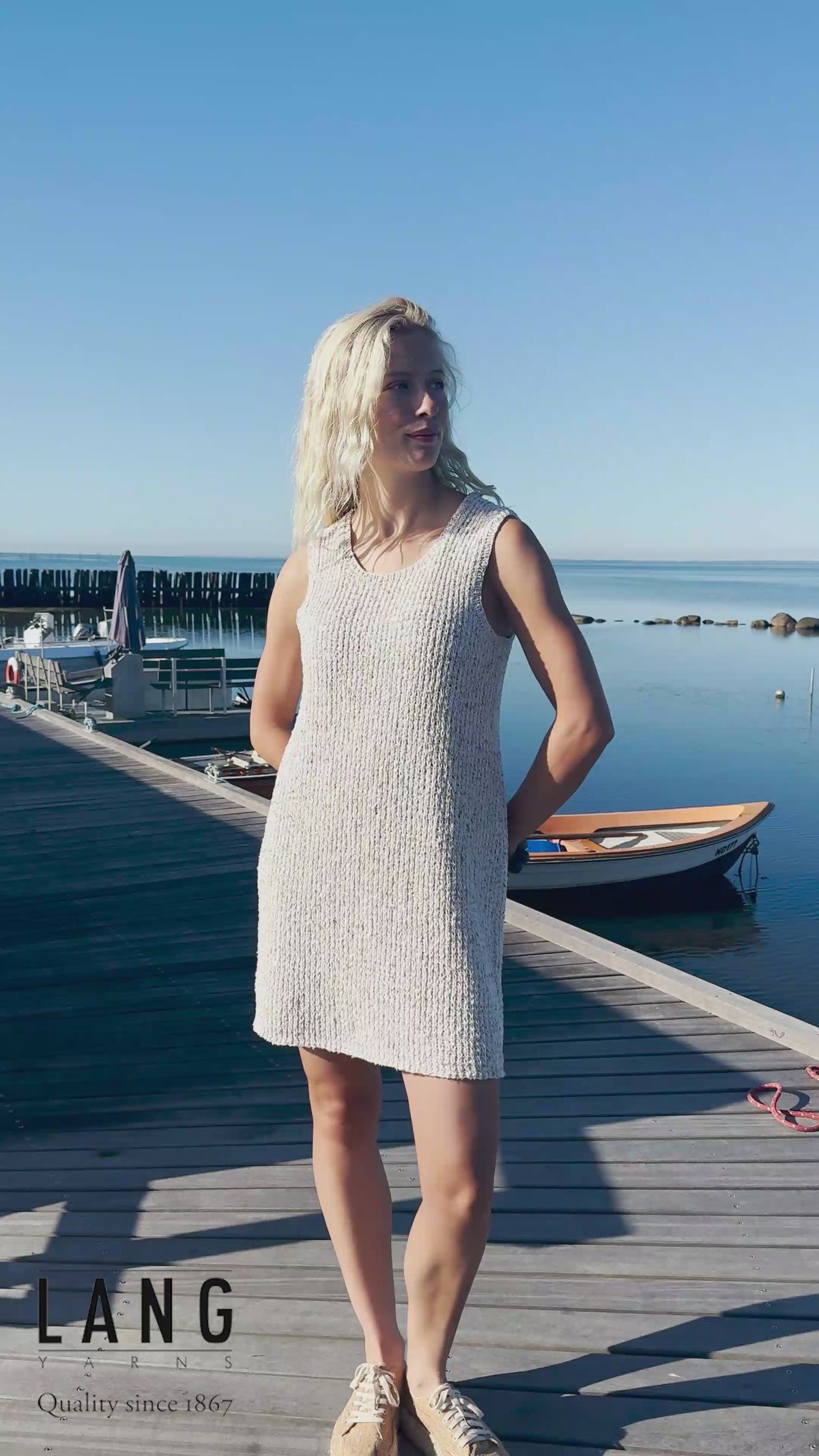 CATRINE Tunic Pattern Kit in COTTON TWEED by LANGYARNS | Punto 90-003