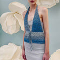 IVANA Halterneck Top Pattern Kit in LINELLO by LANGYARNS | Fatto a Mano 288-056