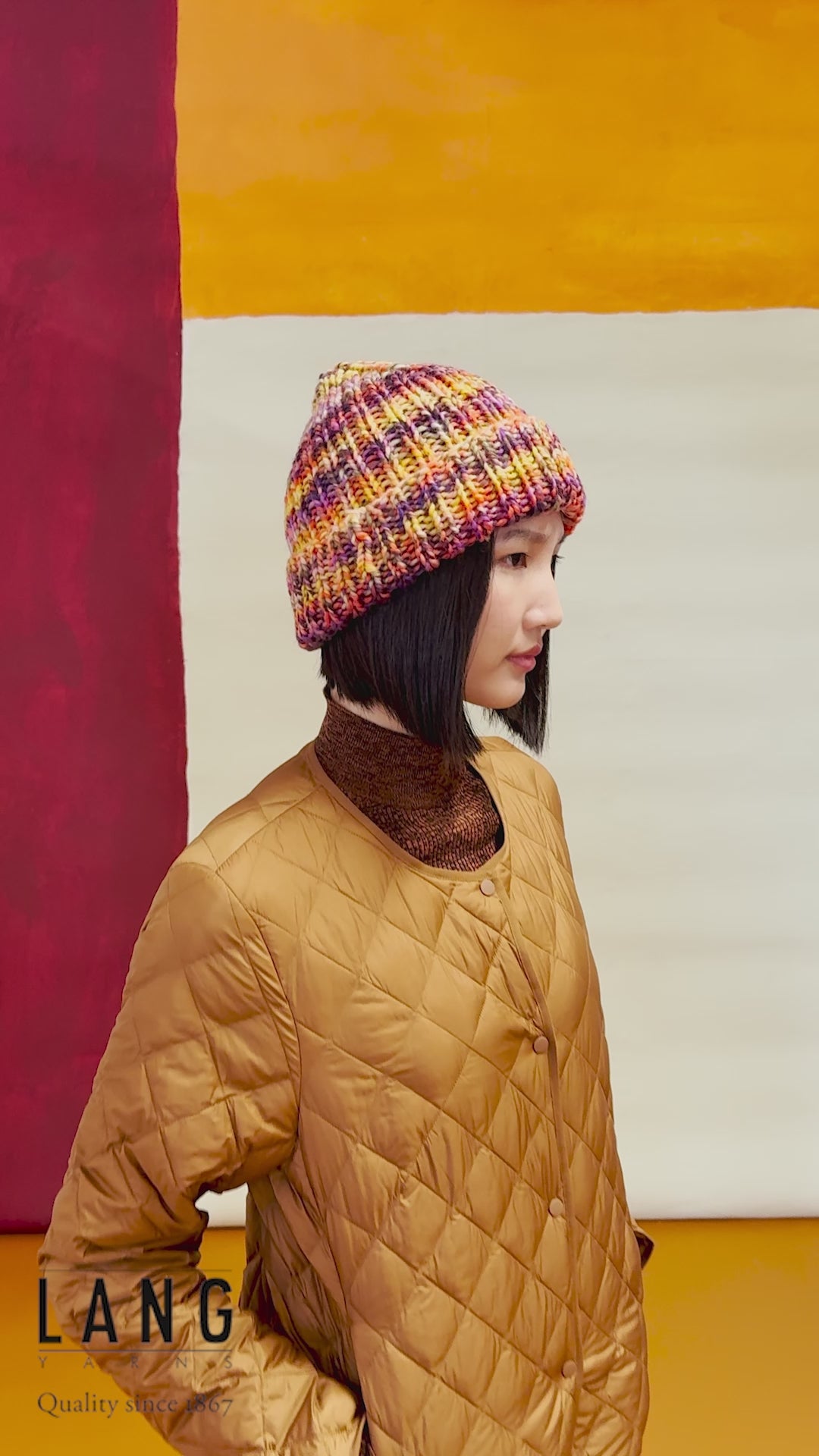 BELINE Hat Pattern Kit in TWISTER by LANGYARNS | Punto 95-006