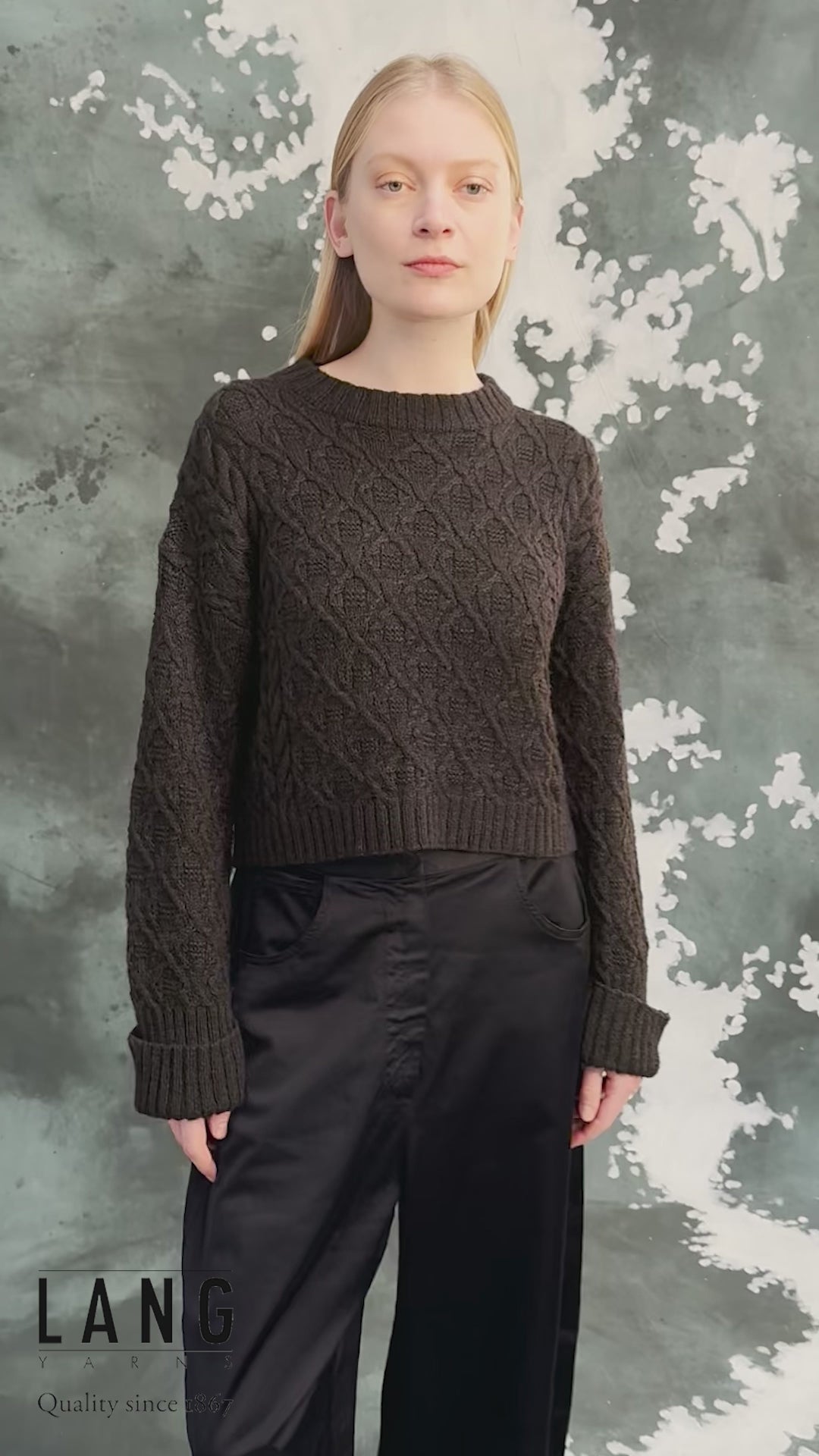 ASIA Sweater Pattern Kit in VAYA by LANGYARNS | Fatto a Mano 286-036