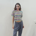 FRIA Short-sleeved sweater Pattern Kit in FIESTA by LANGYARNS | Fatto a Mano 284-039