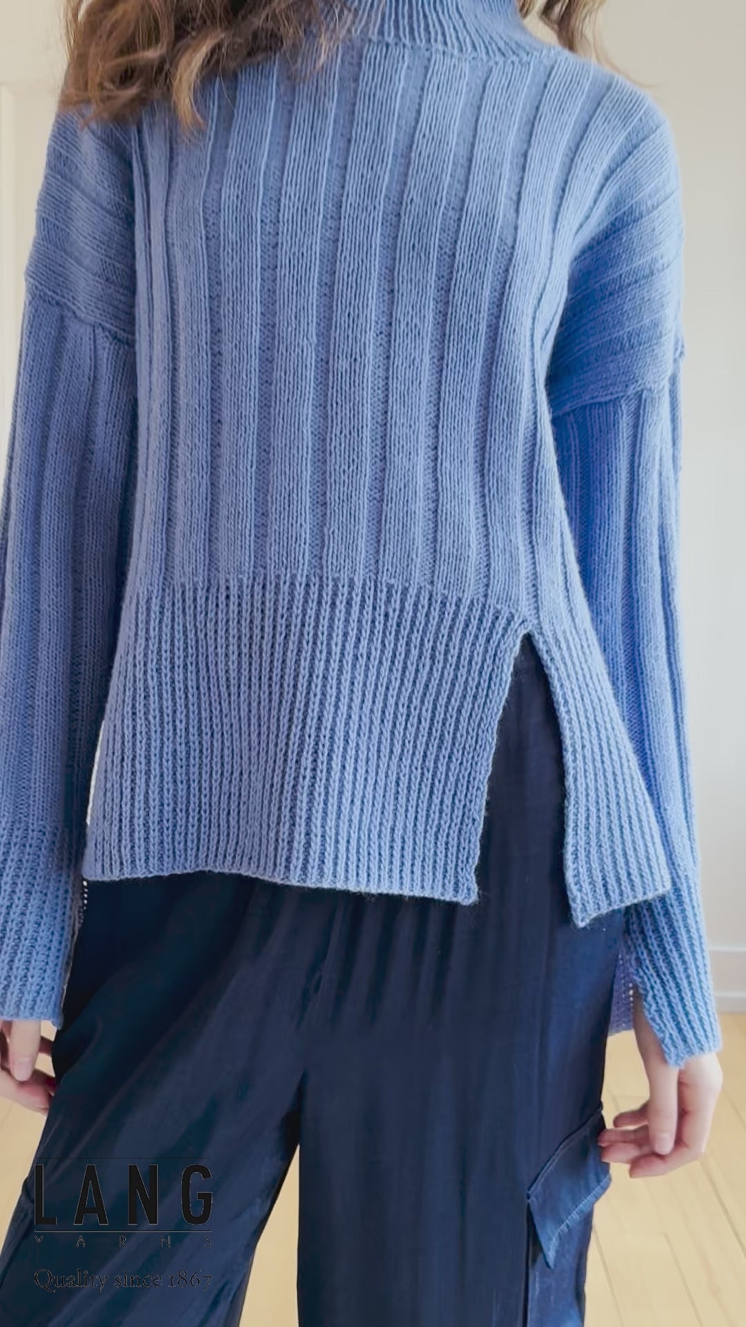 ZEHRA Sweater Pattern Kit in CASHMERE PREMIUM by LANGYARNS | Punto 78-015