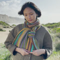 DRIFT-LINE Crochet Scarf Pattern Kit in MOVE 6 PLY by LANGYARNS | WOOLADDICTS #17-035