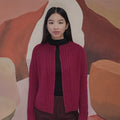 ELSA Top-down Cardigan Pattern Kit in SURI ALPACA by LANGYARNS | Fatto a Mano 278-055
