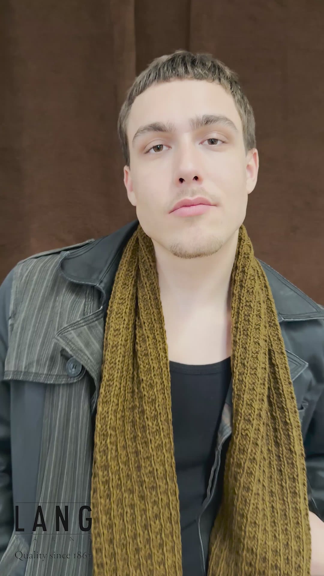ED Scarf Pattern Kit in YAK by LANGYARNS | Fatto a Mano 282-033