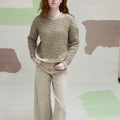 ORIANA Sweater Pattern Kit in DONEGAL TWEED+ by LANGYARNS | Fatto a Mano 290-041