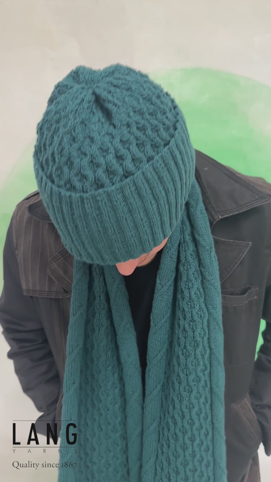 NOLAN Scarf Pattern Kit in CASHMERE PREMIUM by LANGYARNS | Fatto a Mano 282-050