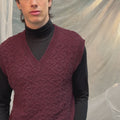 CHARLES Men's Slipover Pattern Kit in CASHMERE PREMIUM by LANGYARNS | Fatto a Mano 286-078
