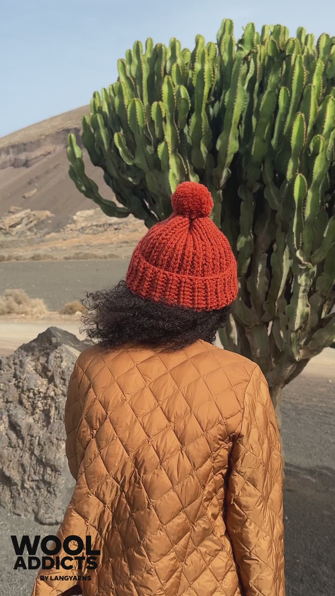 FIRED-CLAY Hat Pattern Kit in FIRE by WOOLADDICTS | WOOLADDICTS #13-028