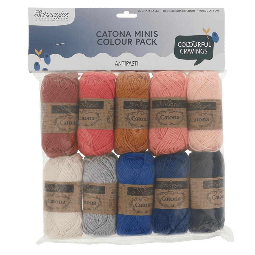 Scheepjes Yarn Antipasti Scheepjes | Catona Colour Packs | 4 Ply | 2495
