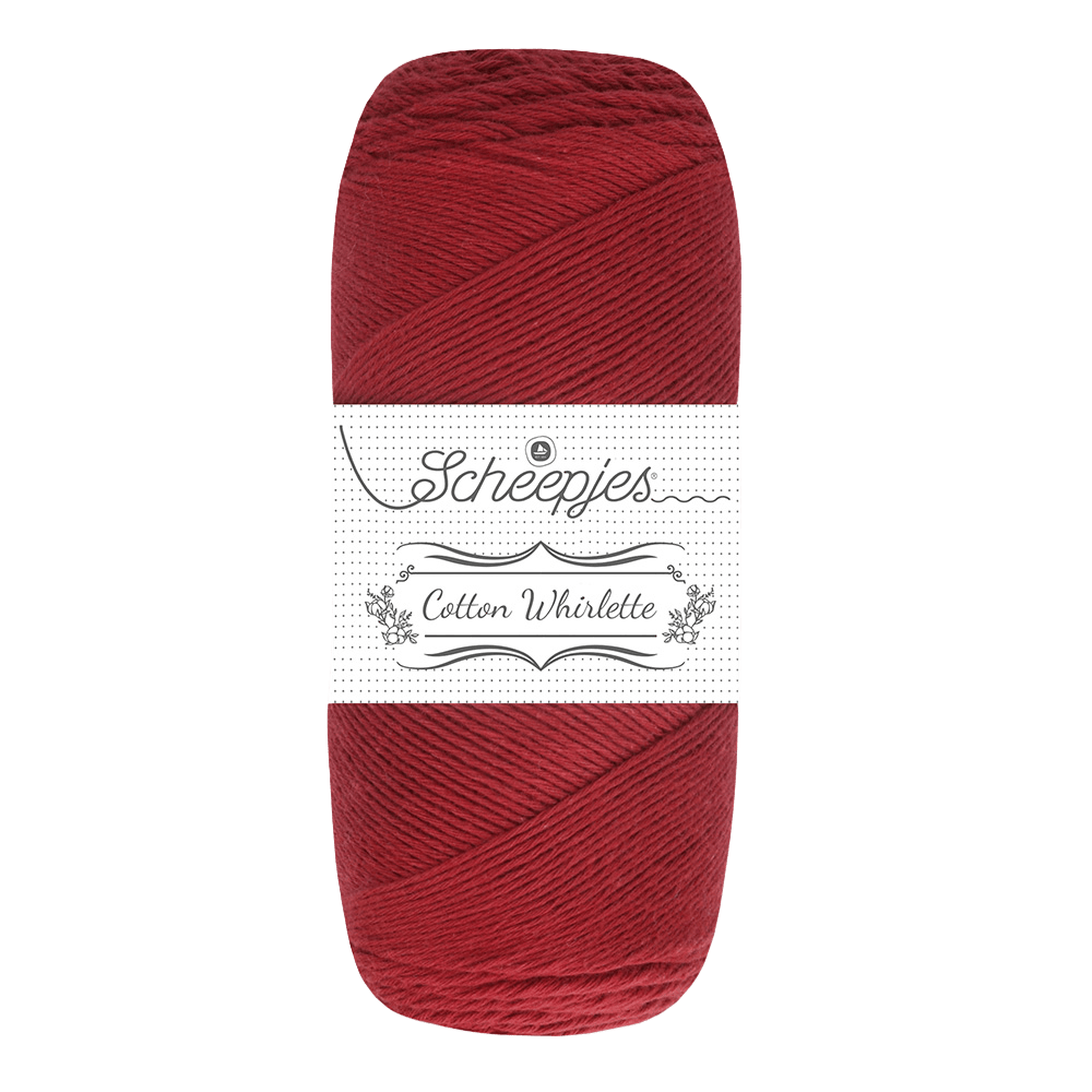 Scheepjes Yarn Cherry Scheepjes | Cotton Whirlette | 4 Ply | 1702