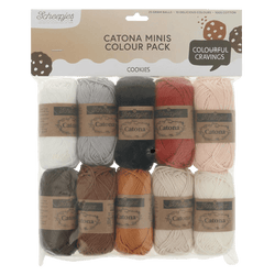 Scheepjes Yarn Cookies Scheepjes | Catona Colour Packs | 4 Ply | 2495