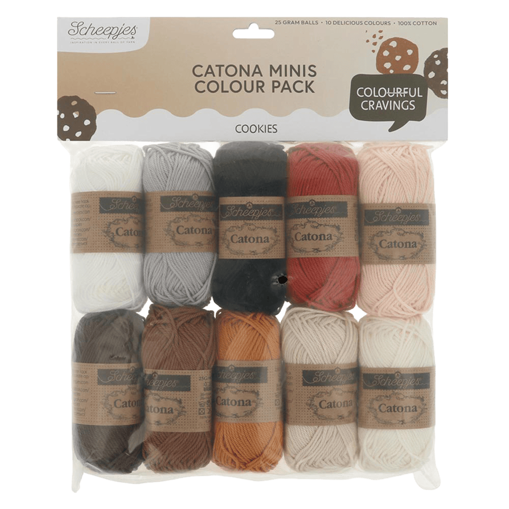 Scheepjes Yarn Cookies Scheepjes | Catona Colour Packs | 4 Ply | 2495
