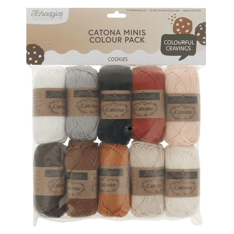 Scheepjes Yarn Cookies Scheepjes | Catona Colour Packs | 4 Ply | 2495