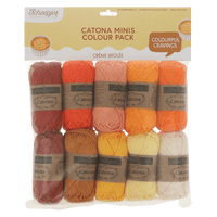 Scheepjes Yarn Crème Brûlée Scheepjes | Catona Colour Packs | 4 Ply | 2495