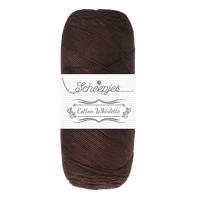 Scheepjes Yarn Dark Chocolate Scheepjes | Cotton Whirlette | 4 Ply | 1702
