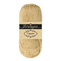 Scheepjes Yarn English Tea with Gold Scheepjes | Catona Shine | 4 Ply | 1778