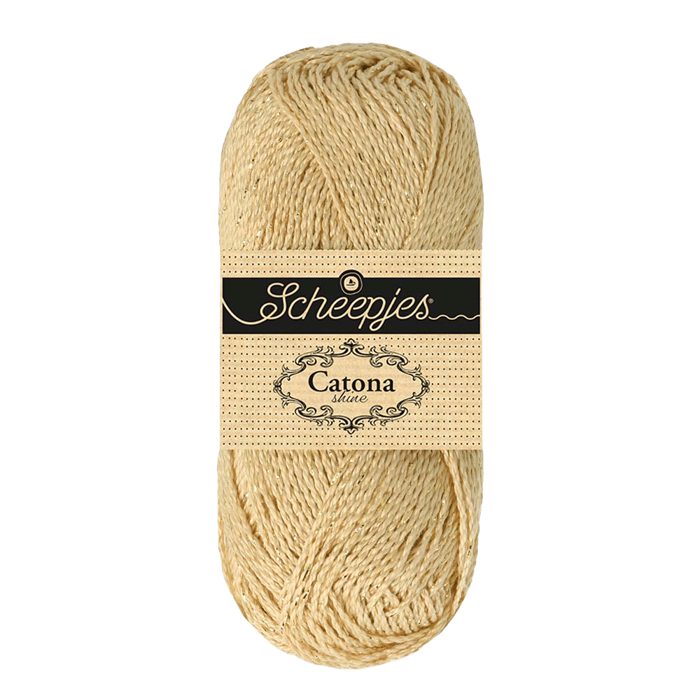 Scheepjes Yarn English Tea with Gold Scheepjes | Catona Shine | 4 Ply | 1778