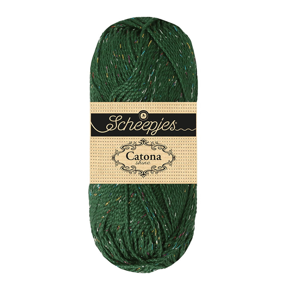 Scheepjes Yarn Fir with Rainbow Scheepjes | Catona Shine | 4 Ply | 1778