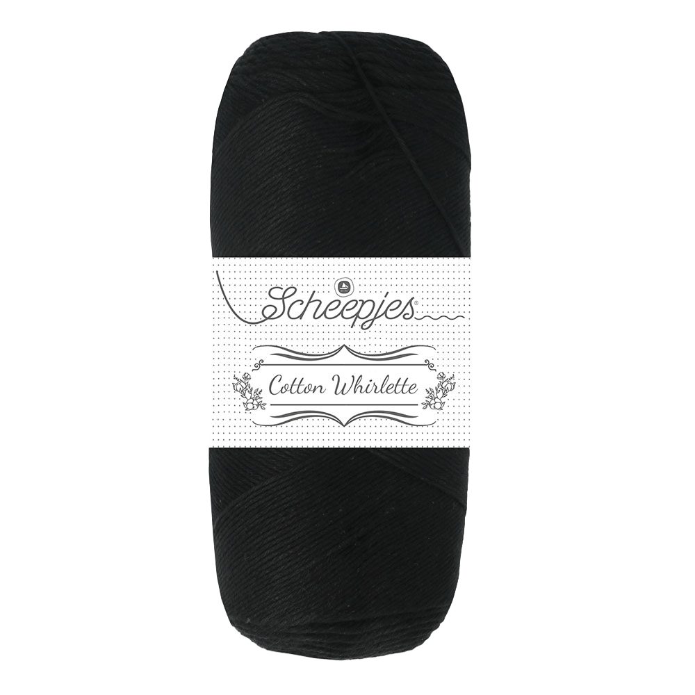 Scheepjes Yarn Licorice Scheepjes | Cotton Whirlette | 4 Ply | 1702