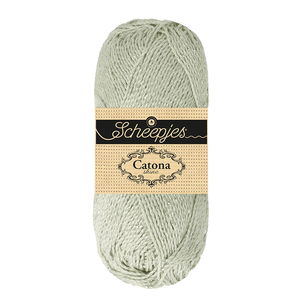 Scheepjes Yarn Light Silver with Silver Scheepjes | Catona Shine | 4 Ply | 1778