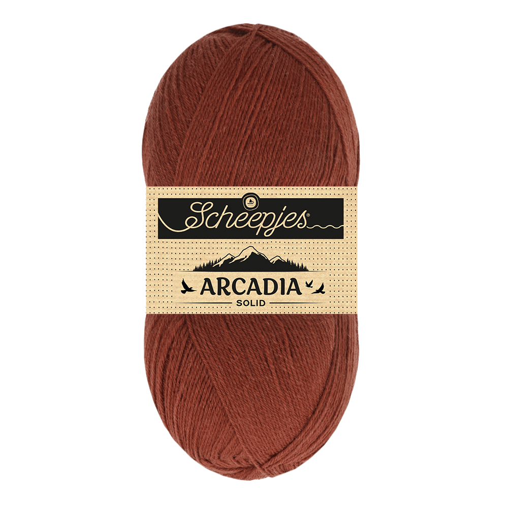 Scheepjes Yarn Mahogany 812 Scheepjes | Arcadia Solid Colour | 1744