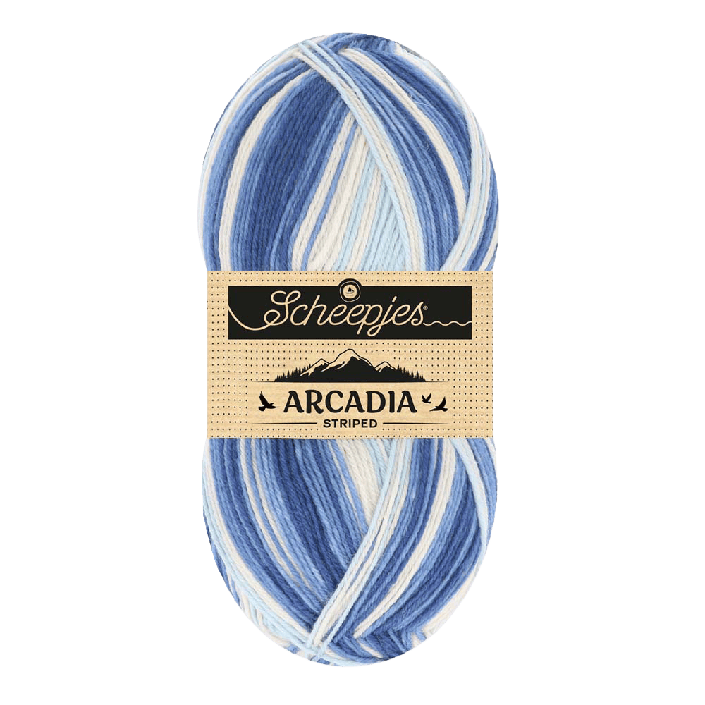 Scheepjes Yarn Ocean Scheepjes | Arcadia Striped | 4 Ply | 1745