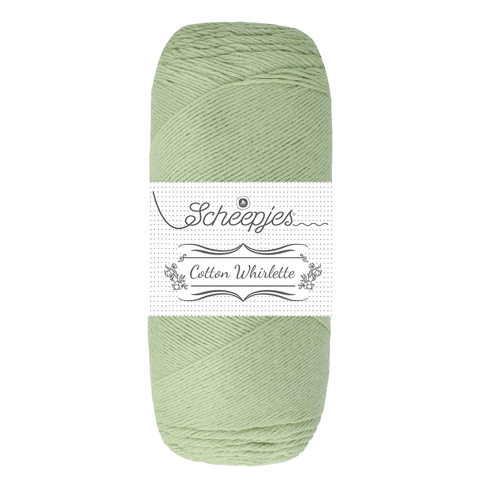 Scheepjes Yarn Sage Leaf Scheepjes | Cotton Whirlette | 4 Ply | 1702
