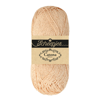 Scheepjes Yarn Shell with Gold Scheepjes | Catona Shine | 4 Ply | 1778