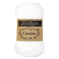 Scheepjes Yarn Snow White Scheepjes | Catona 100g | 4 Ply | 1699