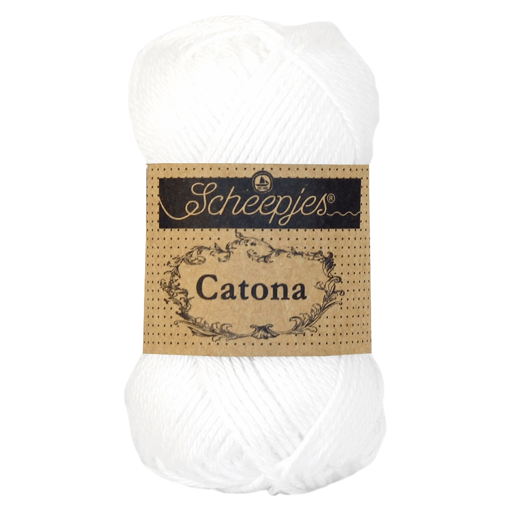 Scheepjes Yarn Snow White Scheepjes | Catona 100g | 4 Ply | 1699
