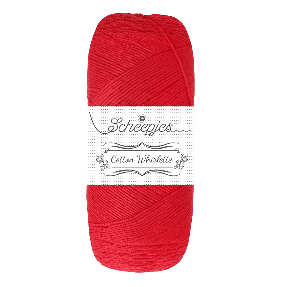 Scheepjes Yarn Strawberry Scheepjes | Cotton Whirlette | 4 Ply | 1702