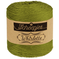 Scheepjes Yarn Tangy Olive Scheepjes | Whirlette | 4 Ply | 1711