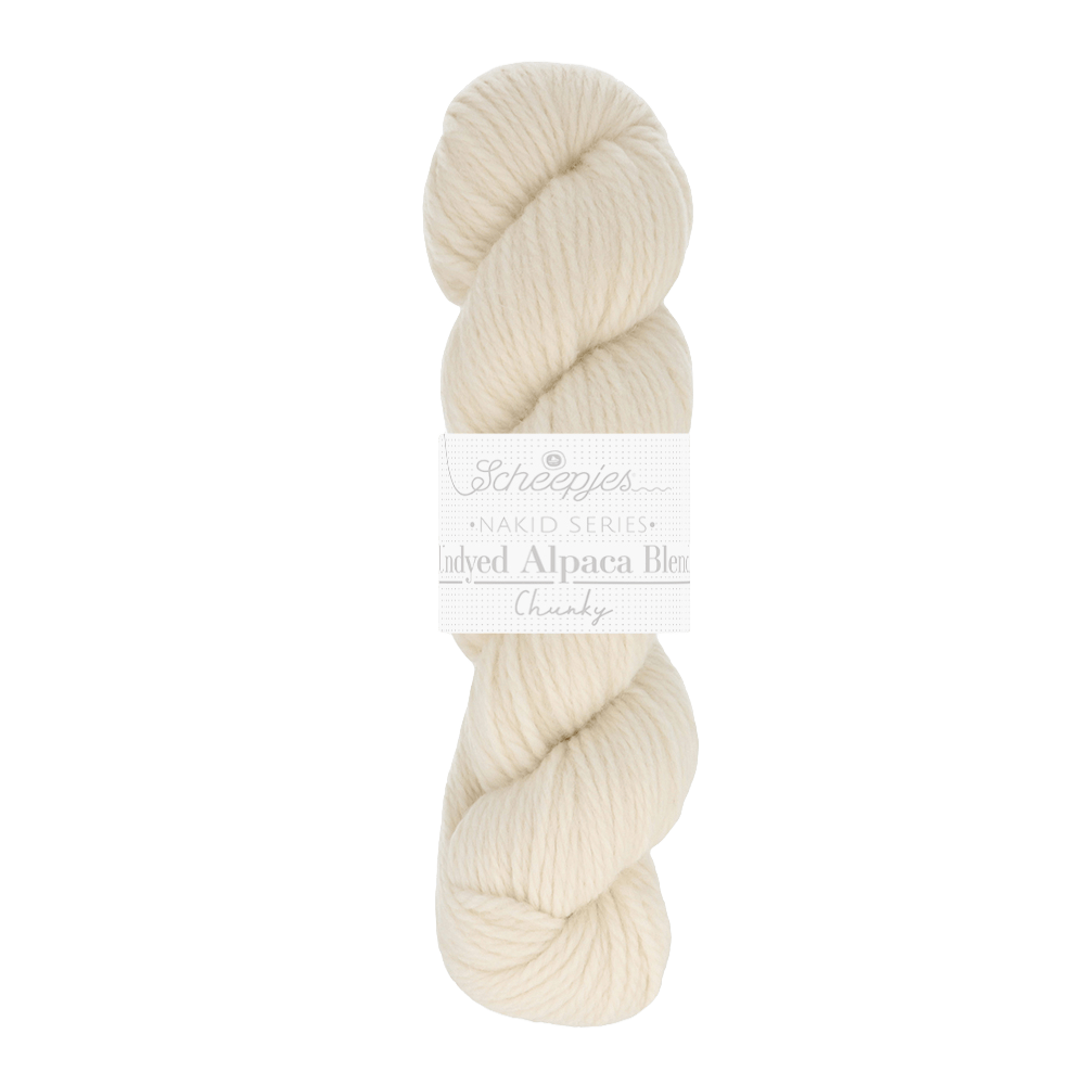 Scheepjes Yarn Undyed Alpaca Blend Chunky 1 x 100g Scheepjes | Nakid Alpaca Blend | 1742