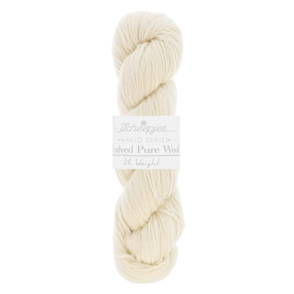 Scheepjes Yarn Undyed Pure Wool DK 1 x 100g Scheepjes | Nakid Pure Wool | 1741