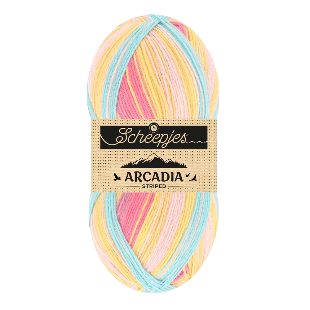 Scheepjes Yarn Wildflower Scheepjes | Arcadia Striped | 4 Ply | 1745