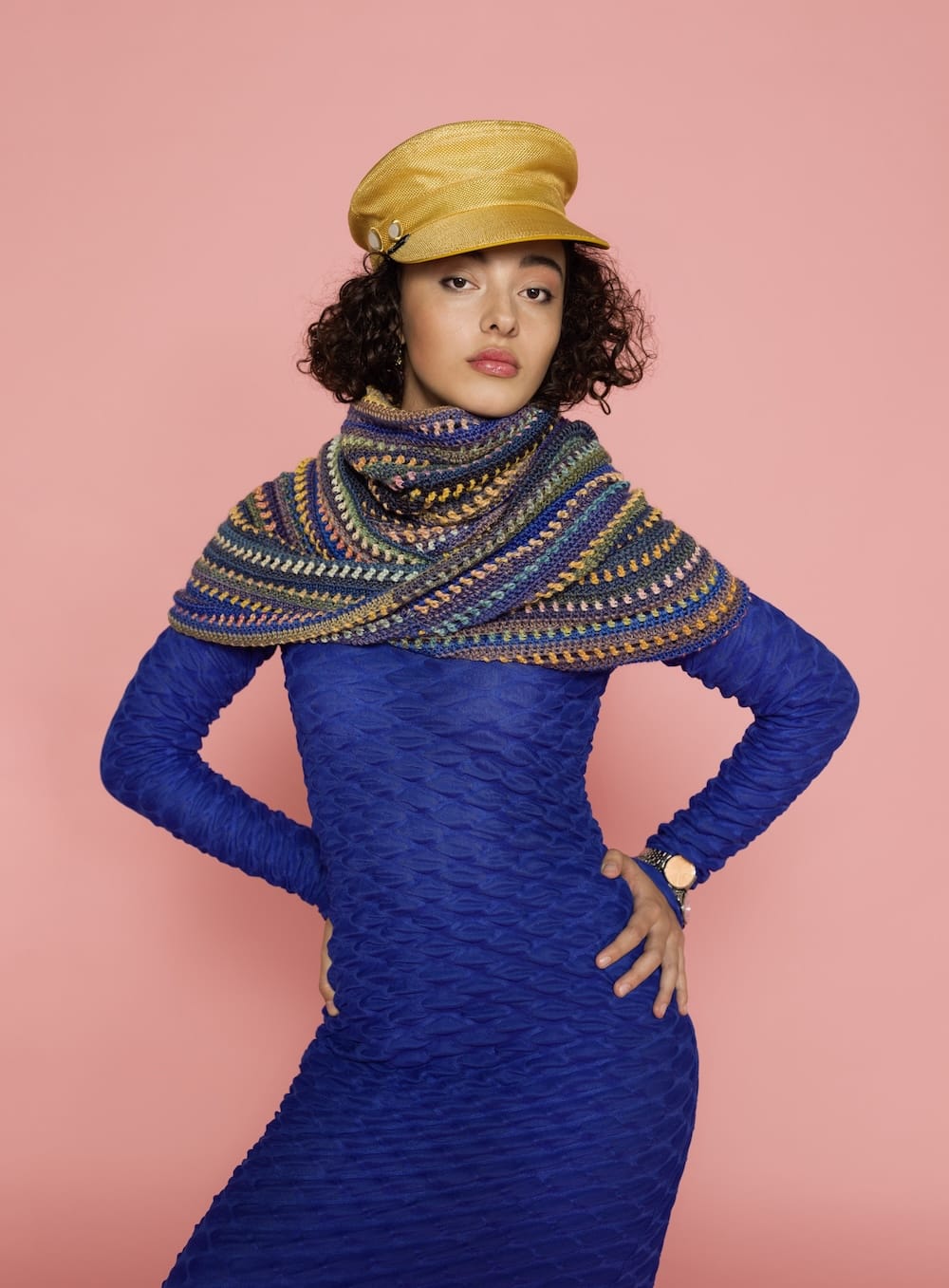 Schoppel Design Crochet Pattern ANNEGRET Scarf Crochet Pattern Bundle in Wool Sisters & Gradient by Schoppel Design | 1151