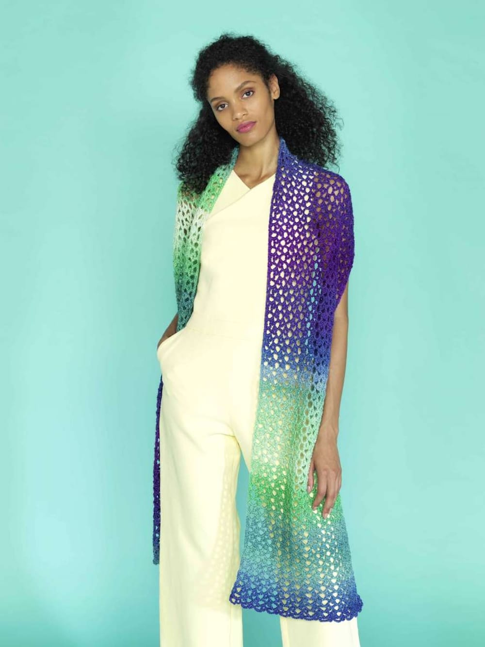 Schoppel Design Crochet Pattern Gradient | Okey-Dokey | 1395.2437 | 3 Balls ALLES PALETTI Scarf Crochet Pattern Bundle in Gradient by Schoppel Design | 923