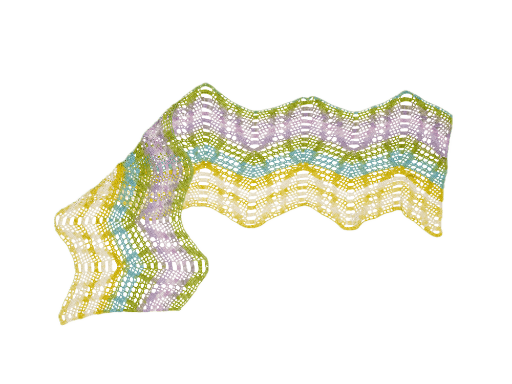 Schoppel Design Crochet Pattern Zauberball Cotton | Greenhorn | 1576.2341 | 2 Balls FINEGAND Scarf Crochet Pattern Bundle in Zauberball® Cotton by Schoppel Design | 703